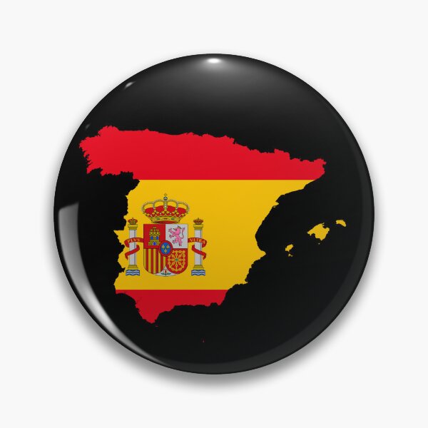 Item preview, Spain flag map designed and sold by DreamBrushy.