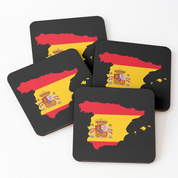Item preview, Spain flag map designed and sold by DreamBrushy.