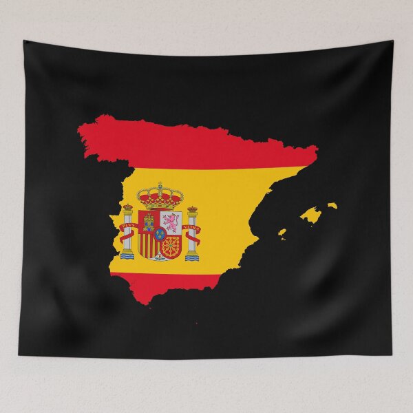 Item preview, Spain flag map designed and sold by DreamBrushy.