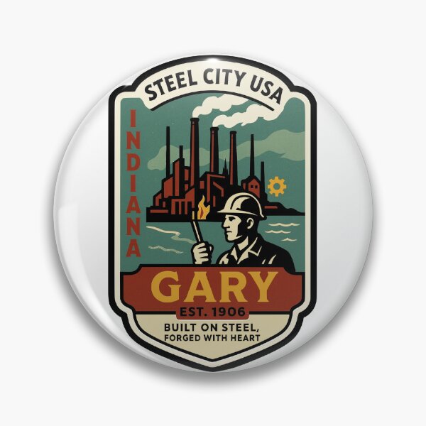 Item preview, Gary Indiana - Steel City designed and sold by HoganHandmade.