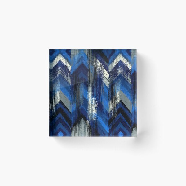 Item preview, Azure and Navy Bold Chevron designed and sold by Piotrek0001.