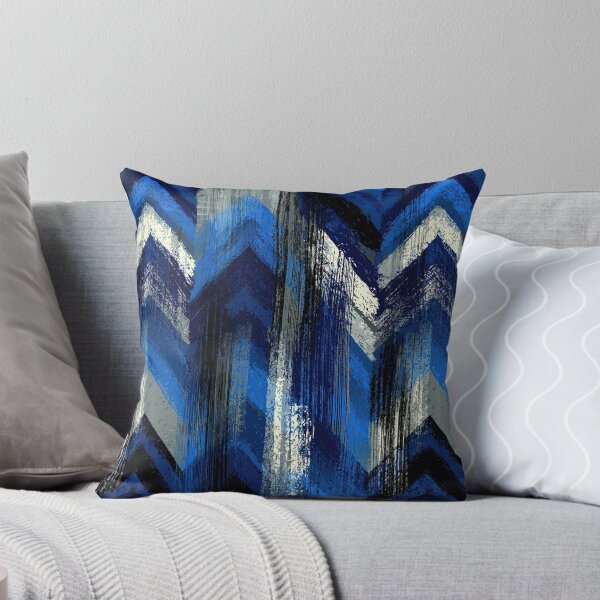 Item preview, Azure and Navy Bold Chevron designed and sold by Piotrek0001.