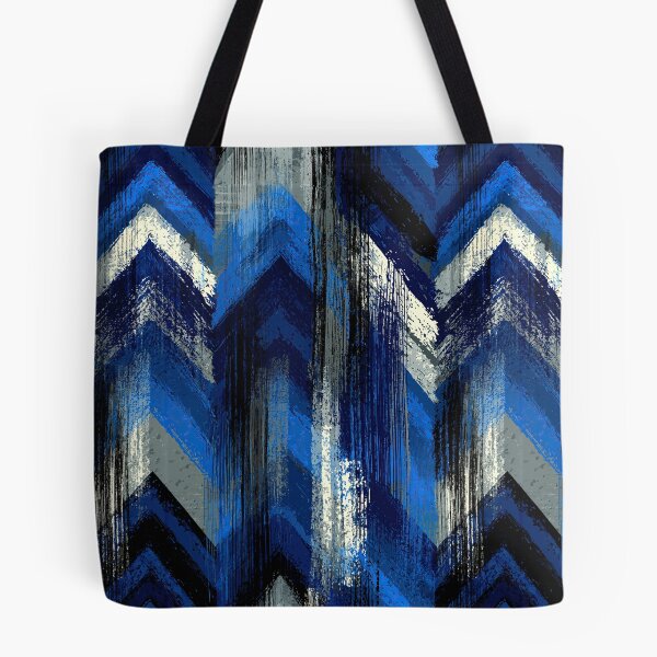 Item preview, Azure and Navy Bold Chevron designed and sold by Piotrek0001.