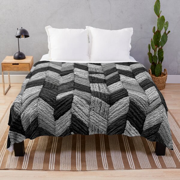 Item preview, Grey Painted ZigZag Abstract designed and sold by Piotrek0001.