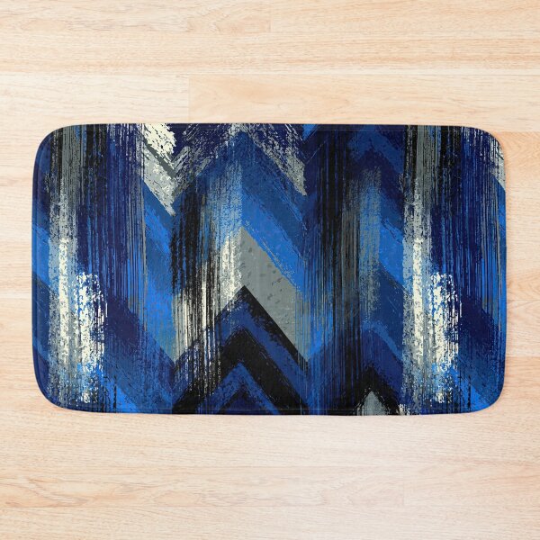 Item preview, Azure and Navy Bold Chevron designed and sold by Piotrek0001.