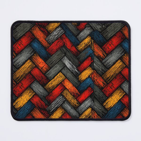 Item preview, Fiery Red and Amber Woven Pattern designed and sold by Piotrek0001.