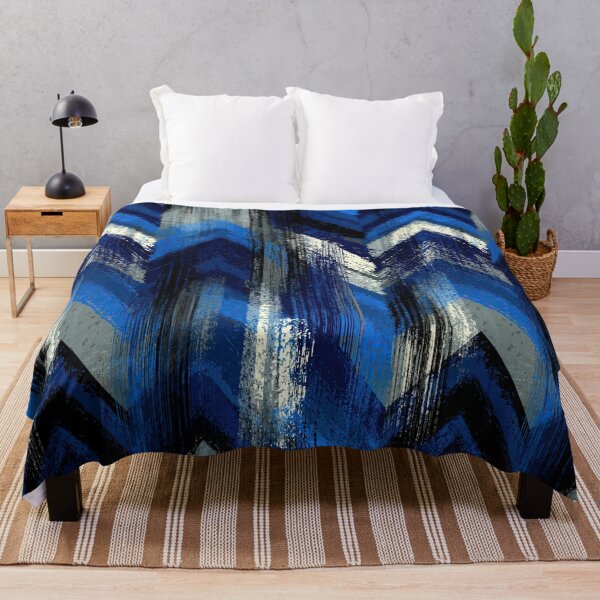 Item preview, Azure and Navy Bold Chevron designed and sold by Piotrek0001.