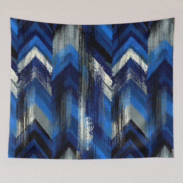 Item preview, Azure and Navy Bold Chevron designed and sold by Piotrek0001.
