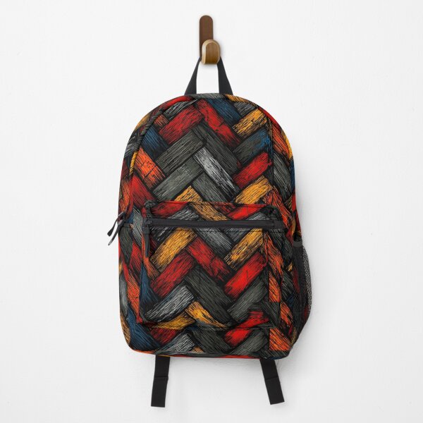 Item preview, Fiery Red and Amber Woven Pattern designed and sold by Piotrek0001.
