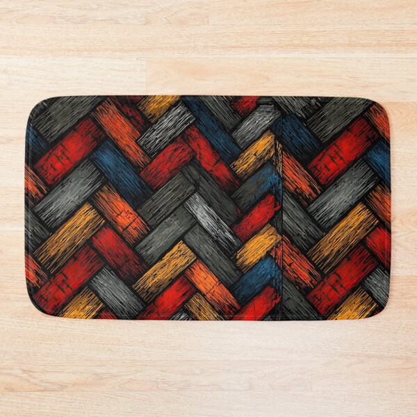 Item preview, Fiery Red and Amber Woven Pattern designed and sold by Piotrek0001.