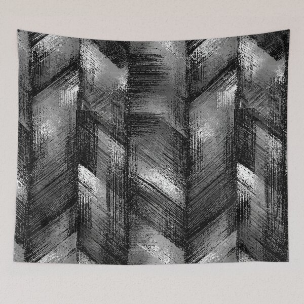 Item preview, Distressed Ink Herringbone Art designed and sold by Piotrek0001.