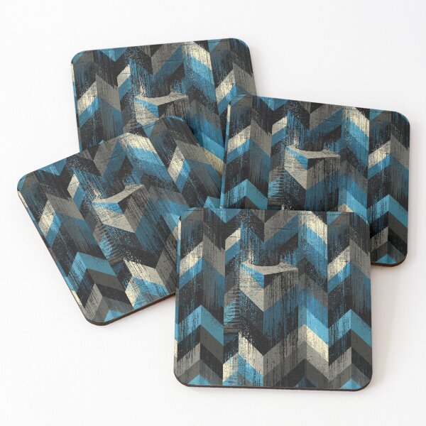 Item preview, Electric Blue and Beige Weave designed and sold by Piotrek0001.