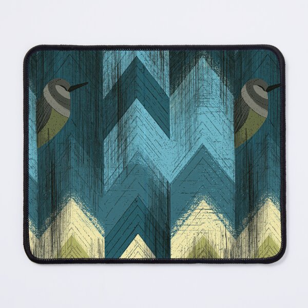 Item preview, Teal and Slate Abstract Geometric designed and sold by Piotrek0001.