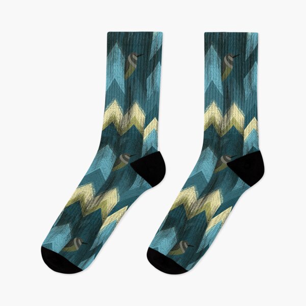 Item preview, Teal and Slate Abstract Geometric designed and sold by Piotrek0001.