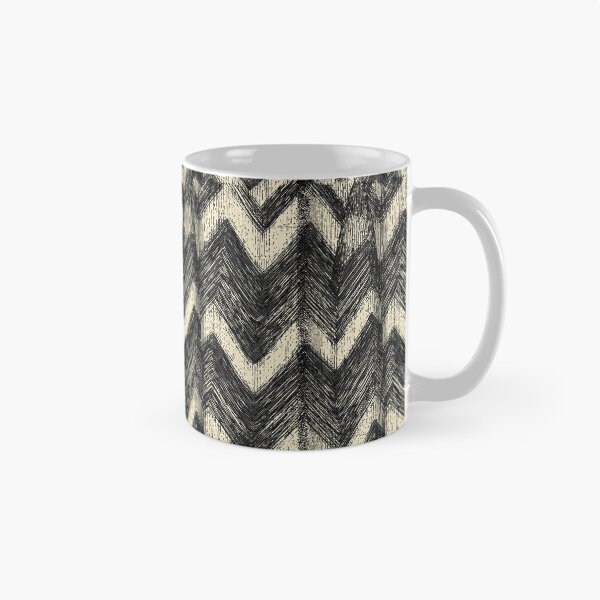 Item preview, Charcoal Brushstroke Chevron Art designed and sold by Piotrek0001.