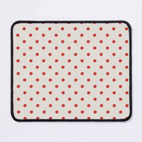 Item preview, Cream and Red Dotted | Minimalist Red Dots on Cream Pattern | Retro Rusty Red Polka Dots Seamless Pattern | Rustic Red Cream Polka Dots | Bright Red Summer Dots designed and sold by VivaFy.