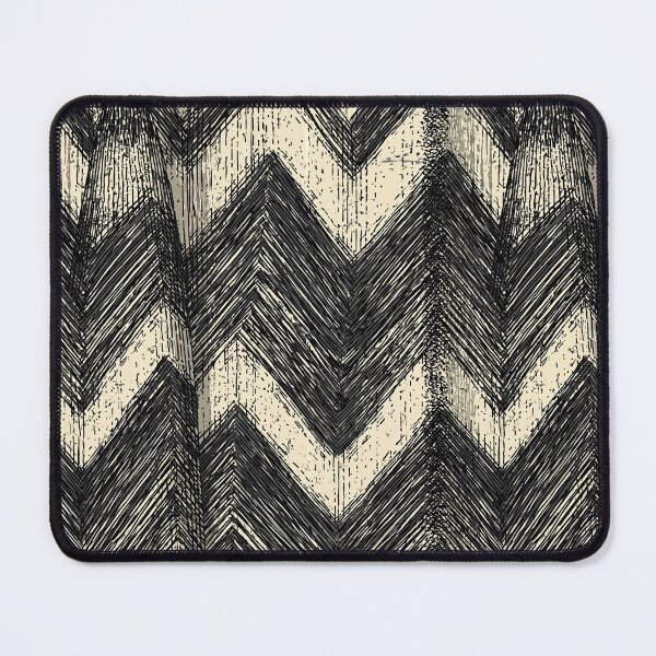 Item preview, Charcoal Brushstroke Chevron Art designed and sold by Piotrek0001.