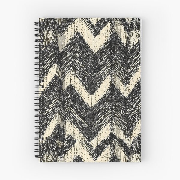 Item preview, Charcoal Brushstroke Chevron Art designed and sold by Piotrek0001.