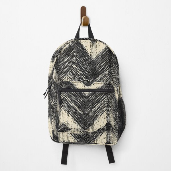 Item preview, Charcoal Brushstroke Chevron Art designed and sold by Piotrek0001.