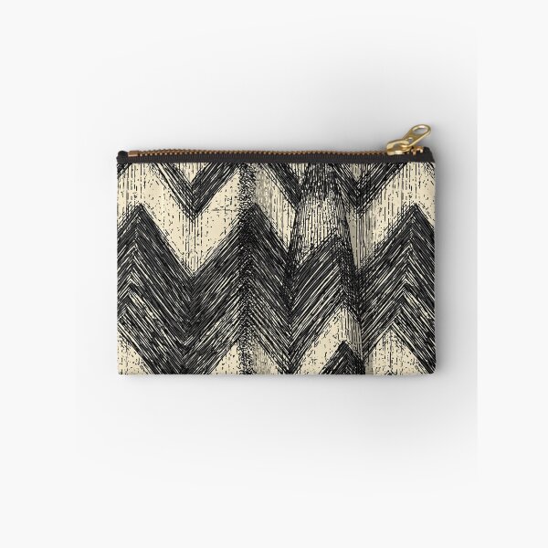 Item preview, Charcoal Brushstroke Chevron Art designed and sold by Piotrek0001.