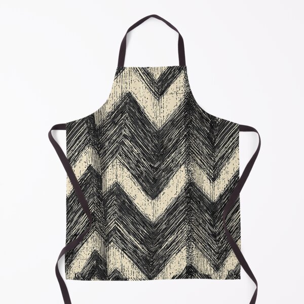 Item preview, Charcoal Brushstroke Chevron Art designed and sold by Piotrek0001.