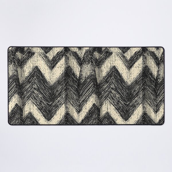 Item preview, Charcoal Brushstroke Chevron Art designed and sold by Piotrek0001.