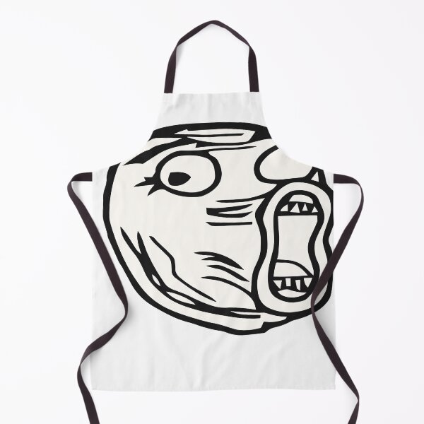 Item preview, Screaming Rage Face Funny Meme Reaction designed and sold by NeonNerd Studio.