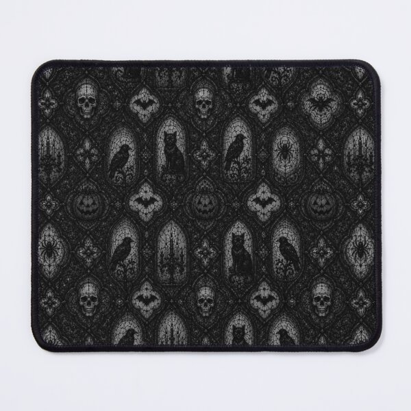Item preview, Gothic silver Halloween Mosaic Pattern designed and sold by cabuks.