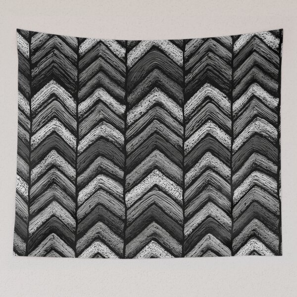 Item preview, Bold Monochrome Chevron Block designed and sold by Piotrek0001.