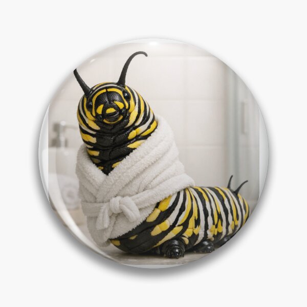 Artikelvorschau, Gemütlicher Bademantel Monarch Caterpillar entworfen und verkauft von Sillytoe.