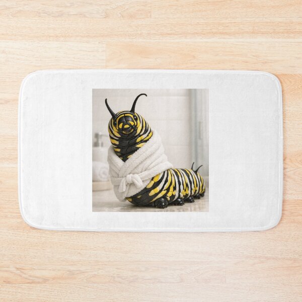 Item preview, Cozy Bathrobe Monarch Caterpillar designed and sold by Sillytoe.