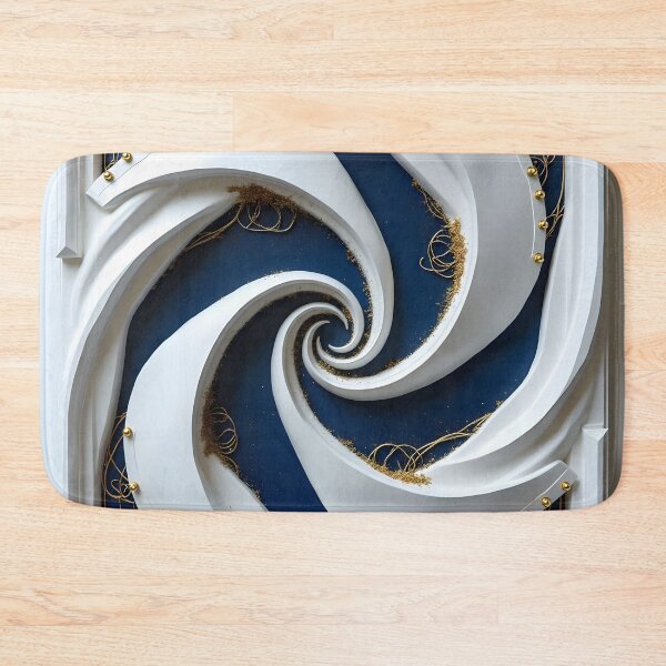 Item preview, Intricate Swirling Design with Gold Accents designed and sold by Vicky Brago-Mitchell®.