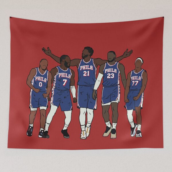 Item preview, Maxey, JB, Embiid, Bron & VJ designed and sold by RatTrapTees.