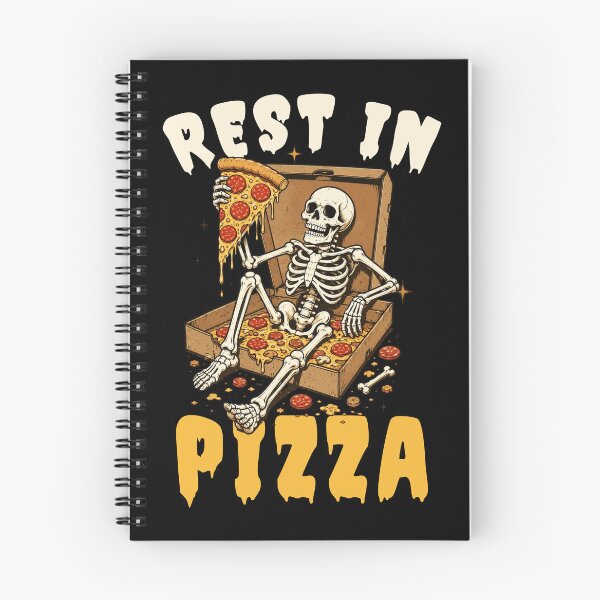 Item preview, Rest in Pizza Skeleton designed and sold by rustonpoldoks.