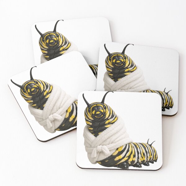 Item preview, Relaxing Bathrobe Monarch Caterpillar designed and sold by Sillytoe.