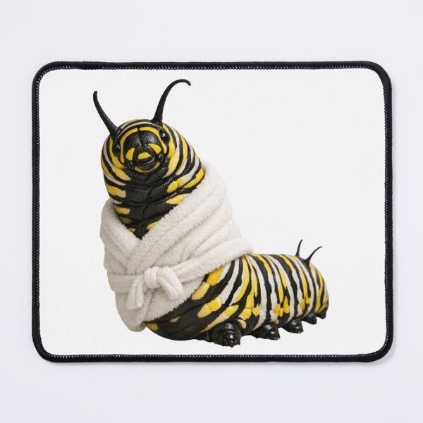 Item preview, Relaxing Bathrobe Monarch Caterpillar designed and sold by Sillytoe.