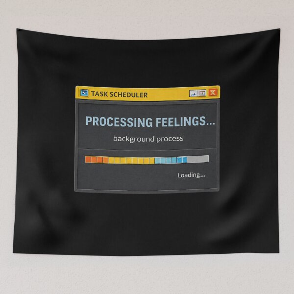 Item preview, Processing Feelings… – Proceso en Segundo Plano designed and sold by Mad Factory Designs.