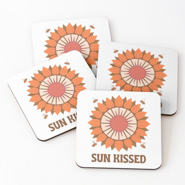 Item preview, Sun Kissed – Vintage Sunflower & Bees Retro Botanical Illustration designed and sold by artscreat.