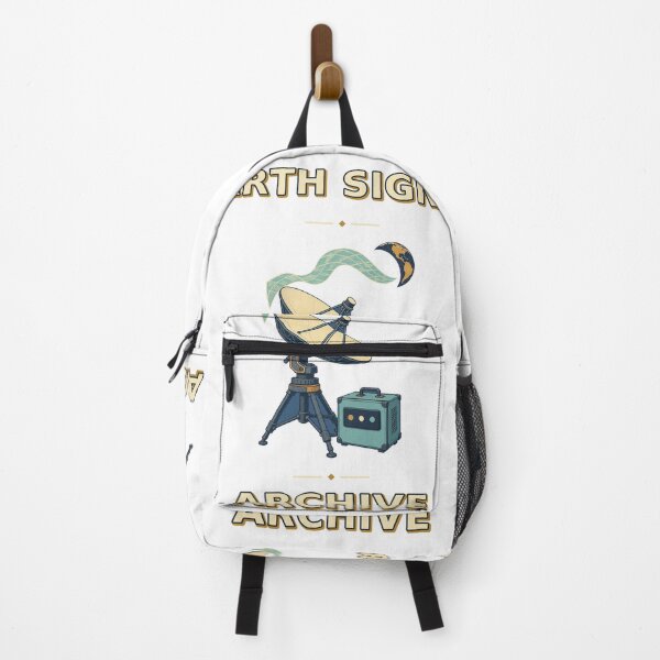 Item preview, Earth Signal Archive Retro Ground Station Graphic designed and sold by Freshloop Studio | Whimsical Vintage Art.