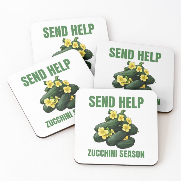 Item preview, Send Help Zucchini Season Gardening Humor designed and sold by DreamDesignWear.