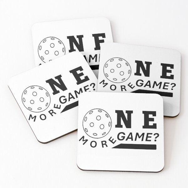 Item preview, Pickleball One More Game - Black designed and sold by abotello77.