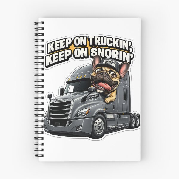 Item preview, Funny French Bulldog Semi Truck Trucker designed and sold by LavIsInTheAir.