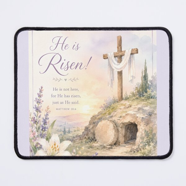 Item preview, He Is Risen – Easter Hope designed and sold by Stubblejumper Artworks.