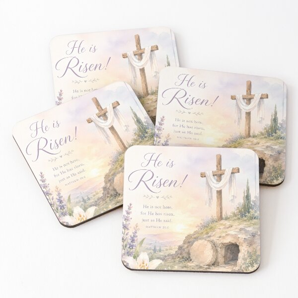 Item preview, He Is Risen – Easter Hope designed and sold by Stubblejumper Artworks.