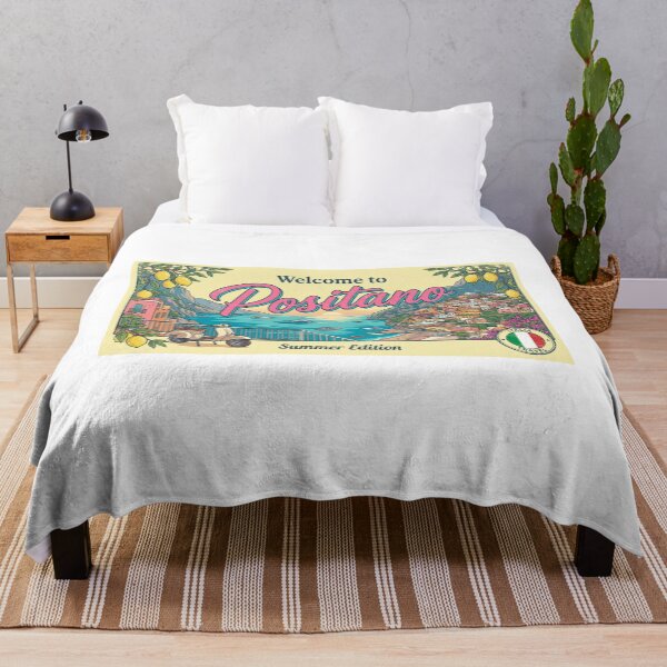 Item preview, Welcome to Positano Summer Edition Amalfi Coast Italy Travel Design designed and sold by NewDesignFR.