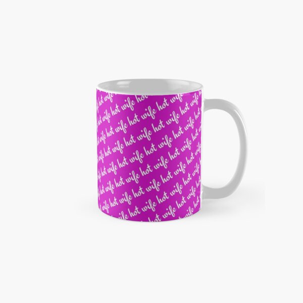 Item preview, Hot Wife Secrets: Hot Wife Motif - white on purple designed and sold by HotWifeSecrets.