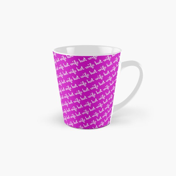 Item preview, Hot Wife Secrets: Hot Wife Motif - white on purple designed and sold by HotWifeSecrets.