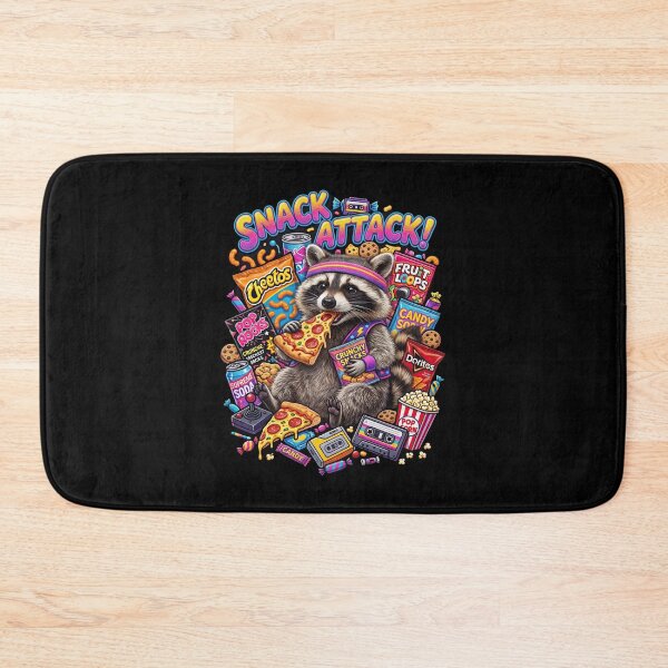 Item preview, Funny Raccoon Eating Pizza And Chips designed and sold by TeeARTHY.