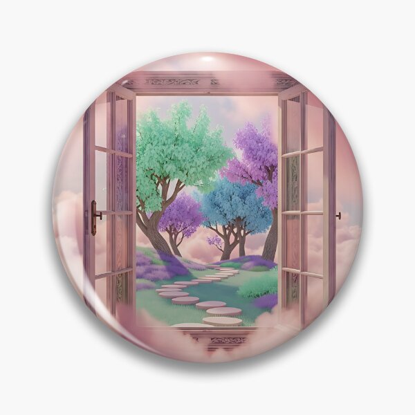 Item preview, Floating Window Portal to Pastel Forest designed and sold by Michaelragheb.