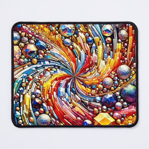 Item preview, Exquisitely Colorful Fantasy (Faux) Jewels Swirling The Universe designed and sold by DEC02.
